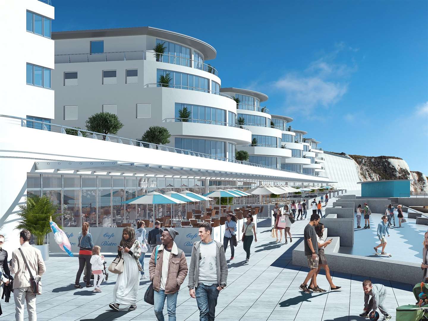 How the Royal Sands development on Ramsgate seafront is set to look when completed. Picture: Blueberry Homes