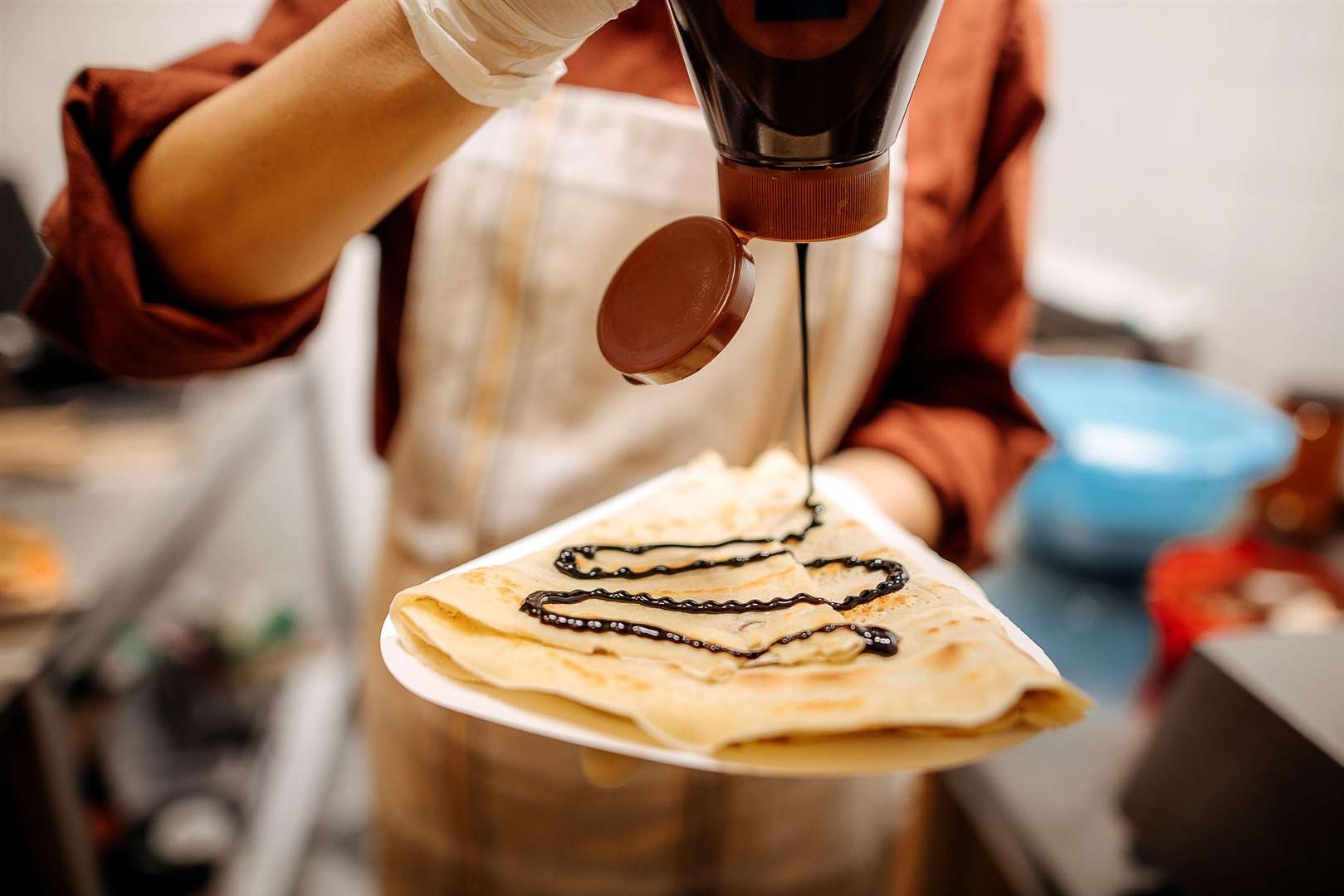 Crepe topped with syrup. Picture: Getty