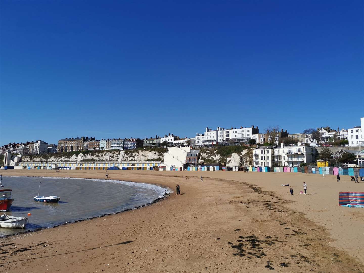 People have been told not to enter the sea at Viking Bay, Broadstairs, by Thanet District Council after an "unscreened wastewater release" by Southern Water. Stock image