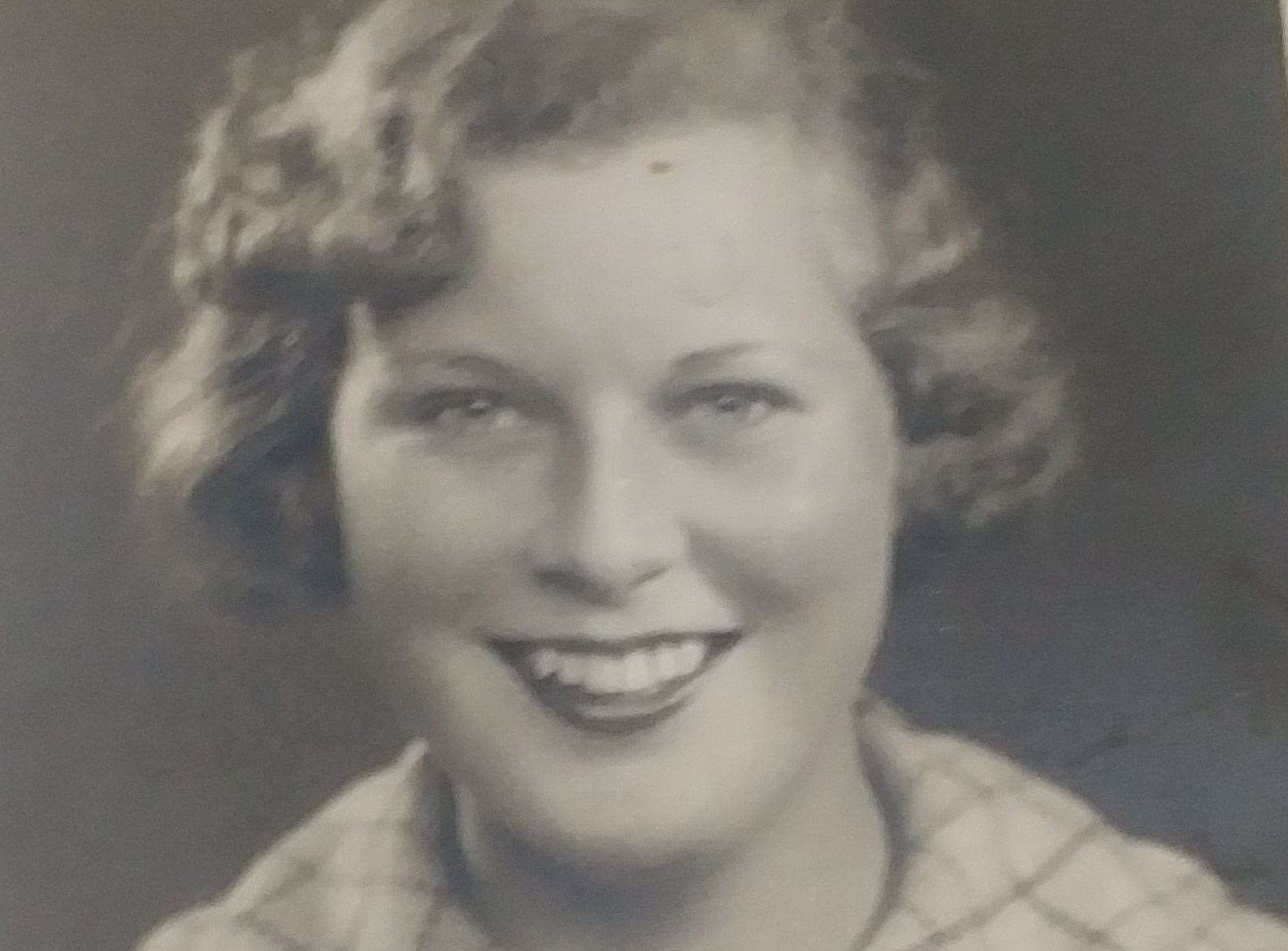 Sybille Higginson in 1942, when she was at Bletchley Park
