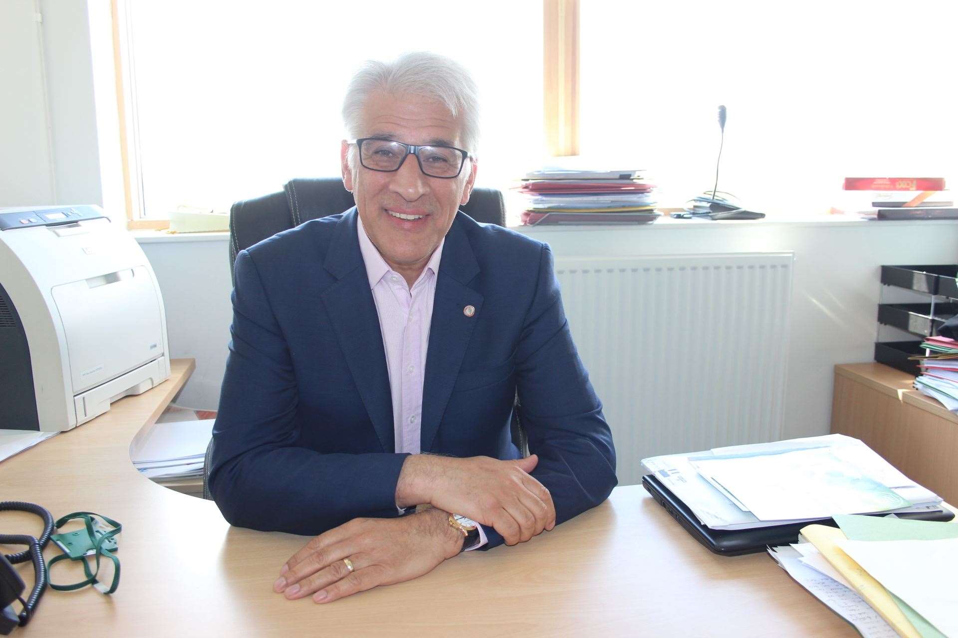 The Rev Steve Chalke, founder of Oasis at the Oasis Academy Isle of Sheppey, Minster campus