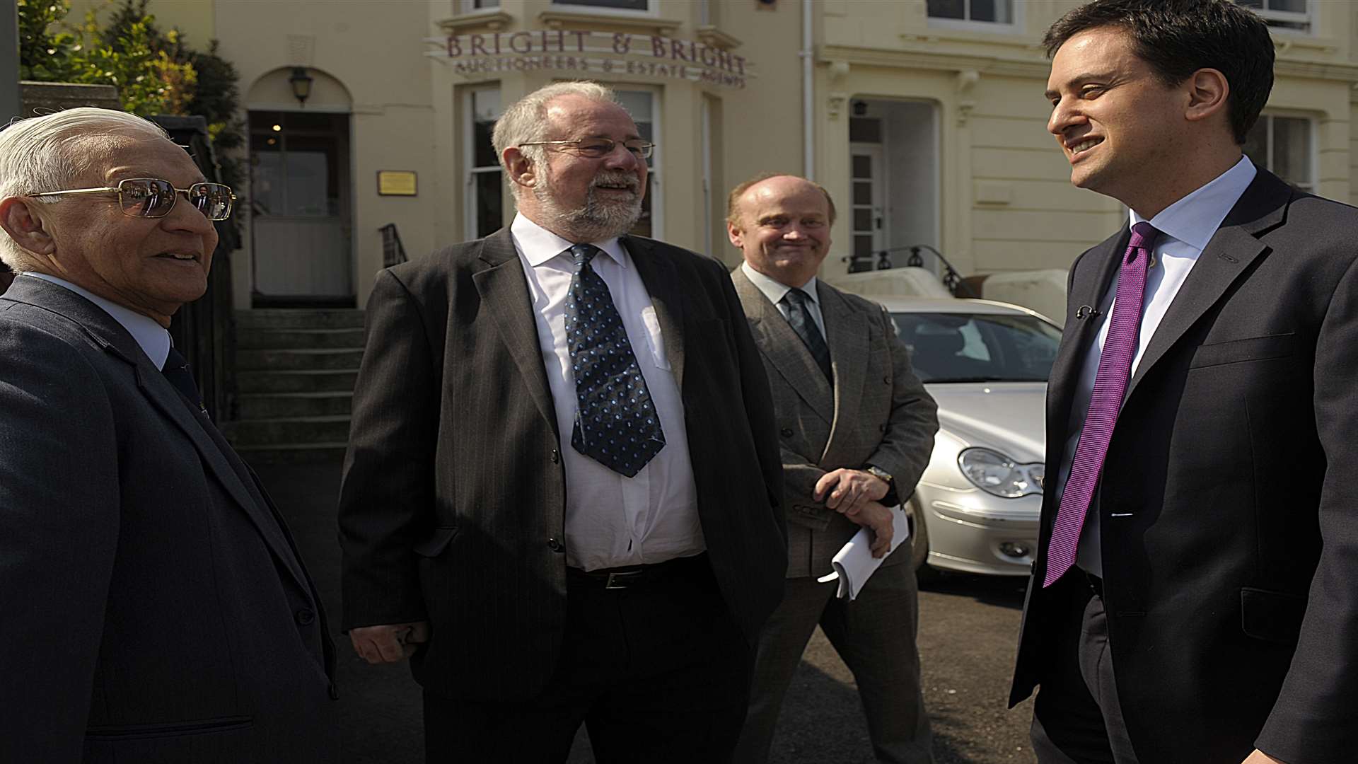 Ed Miliband during his first visit to Deal back in 2011