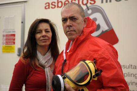 Debbie and David Hales, who run Lordswood surveying firm Asbestos First