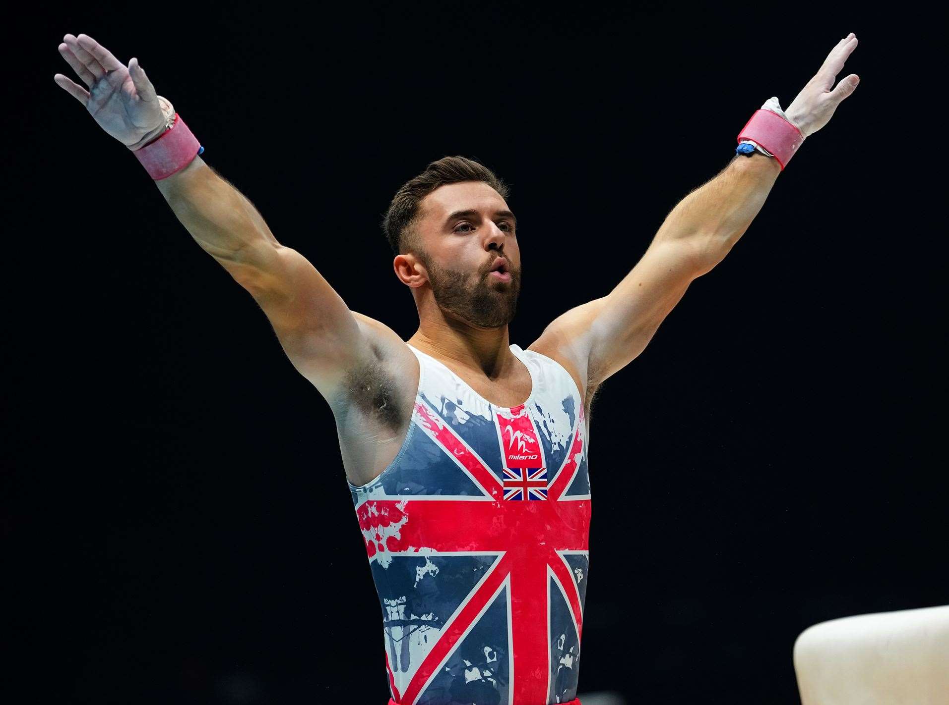 Gravesend's Giarnni Regini-Moran is the first Briton to win a men's floor world title. Picture: British Gymnastics