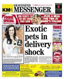 Gravesend Messenger front page March 29
