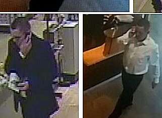 Police have released CCTV images of men they would like to speak to