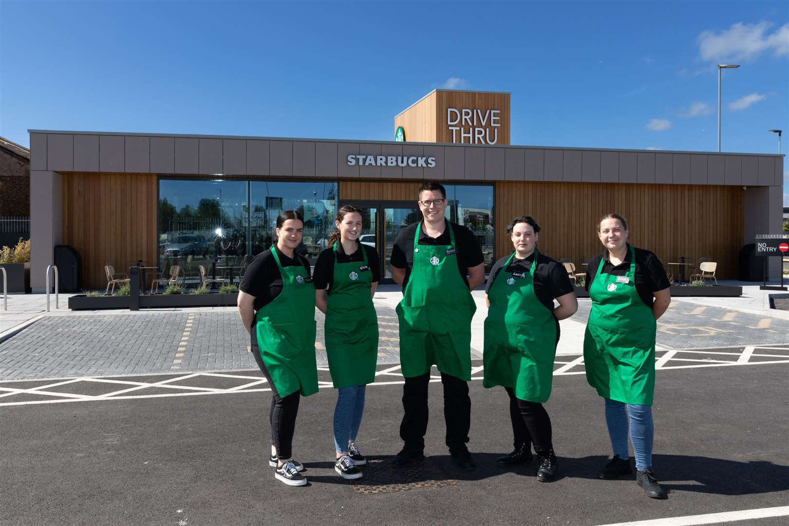 Twenty jobs have been created at the latest Starbucks outlet at Westwood Cross. Picture: Andy Jones/Southern Co-op