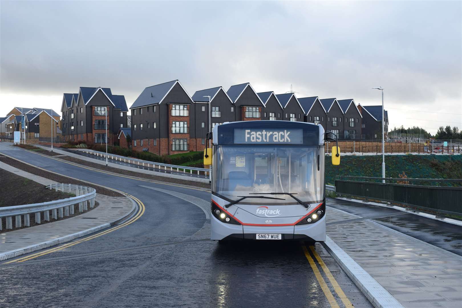 The route will run three miles from Ebbsfleet International. Picture: Arriva