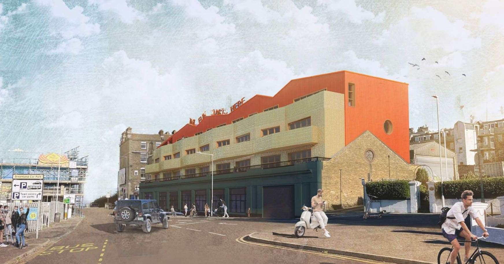 Plans have been lodged with Thanet District Council for a 10-flat development in Belgrave Road, Margate