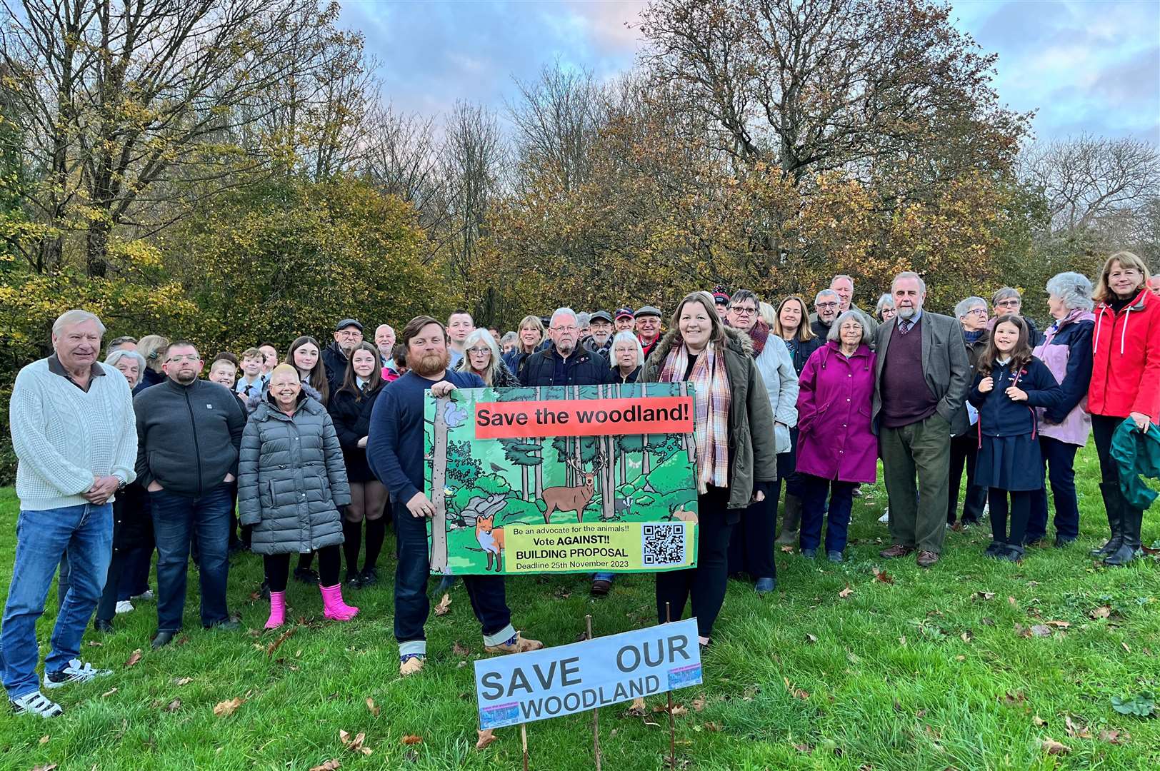Residents in Hythe campaigned against the woodland retreat development