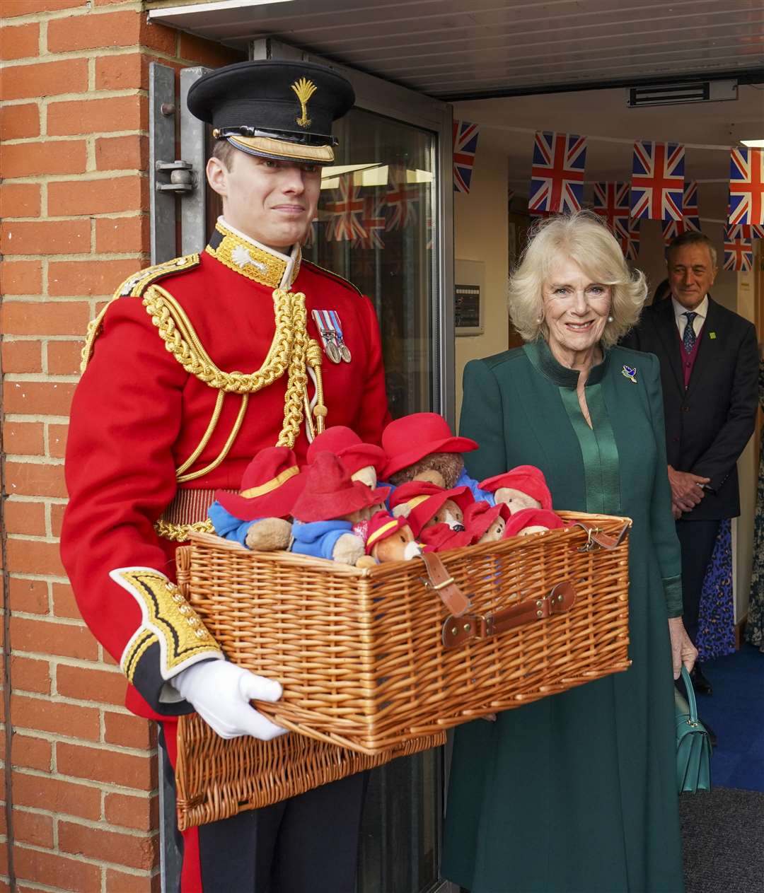 Camilla arrives at the nursery in east London (Arthur Edwards/The Sun/PA)