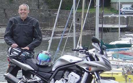 Keen biker Nigel Quick, pictured at the Isle of Man TT