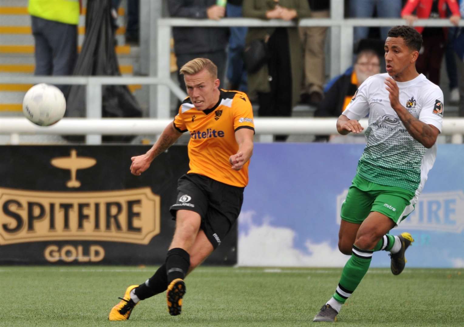 Sam Corne is among the players to have agreed a new deal at Maidstone Picture: Steve Terrell