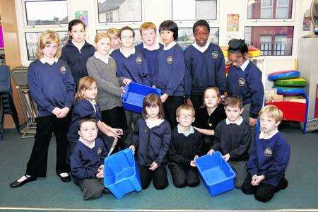 Pupils from Byron Primary School
