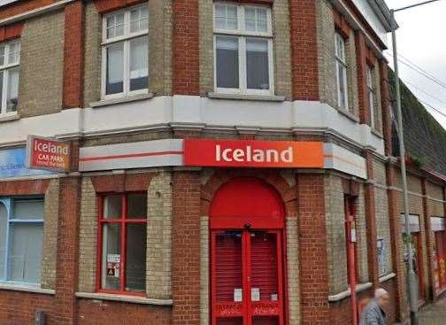 Iceland in Overcliffe, Gravesend was one of the stores targeted. Photo credit: Google Maps