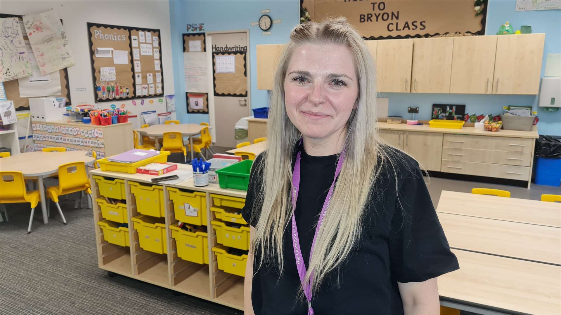 Louise Mansell is now a teacher at Canterbury Primary School