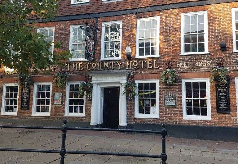 The County Hotel on Ashford High Street is celebrating after being featured in the Good Beer Guide 2024