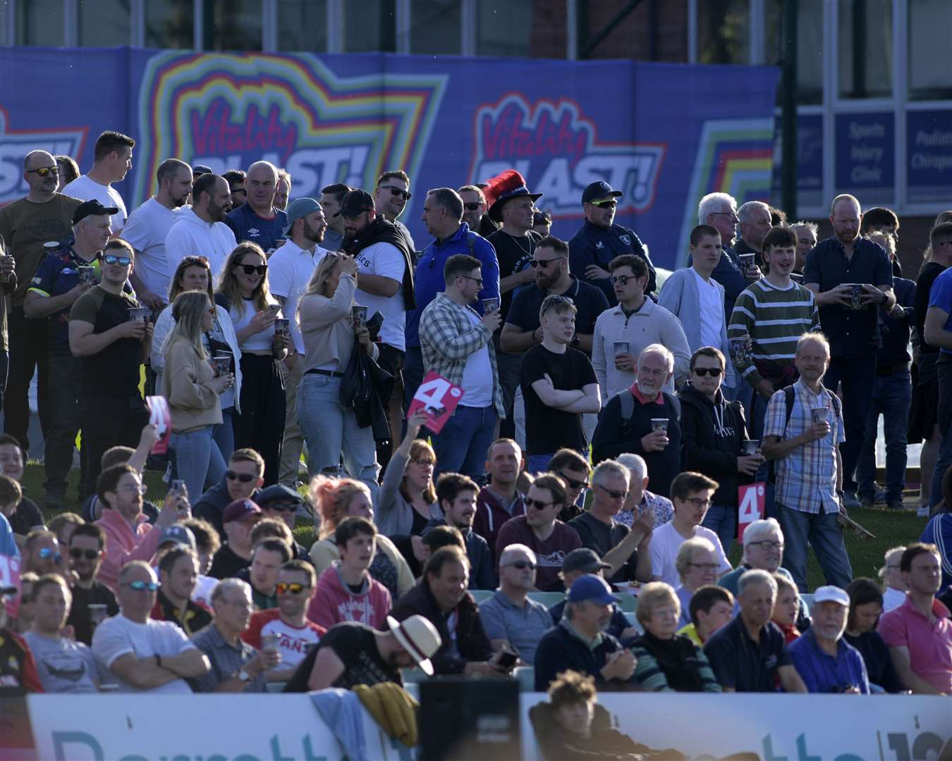 A crowd of 4,000 watched the action at Canterbury on Friday night. Picture: Barry Goodwin