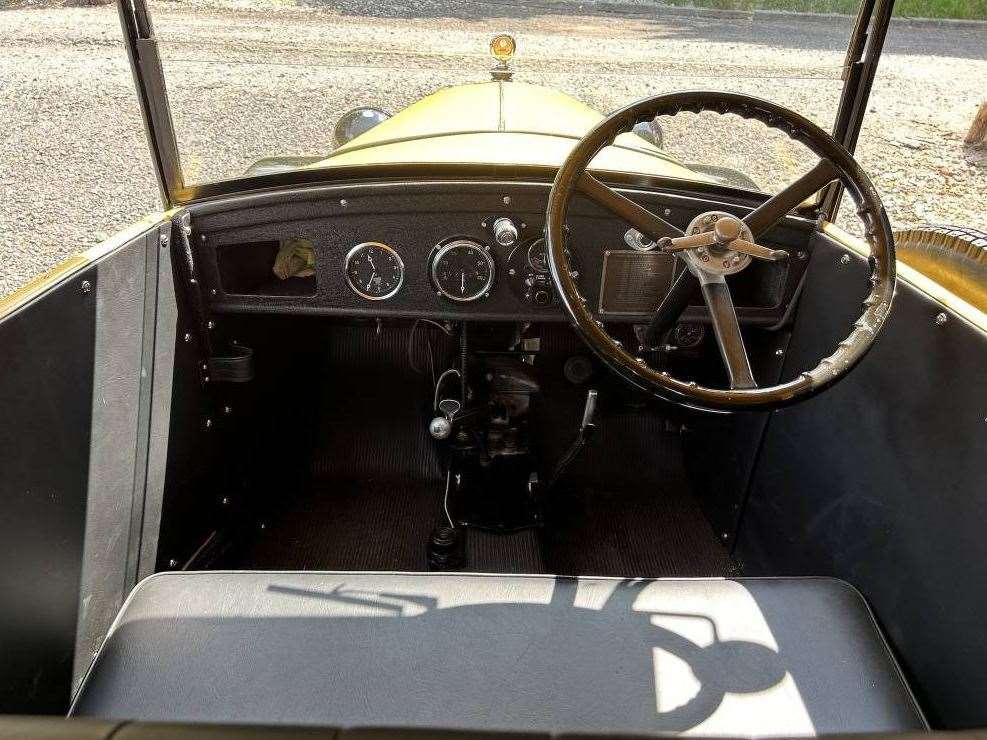 Inside the redesigned delivery vehicle. Picture: Robin Lawton Vintage and Classic Cars