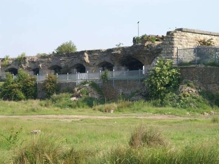 Shornemead Fort on the banks of the Thames. Picture: Hester Phillips