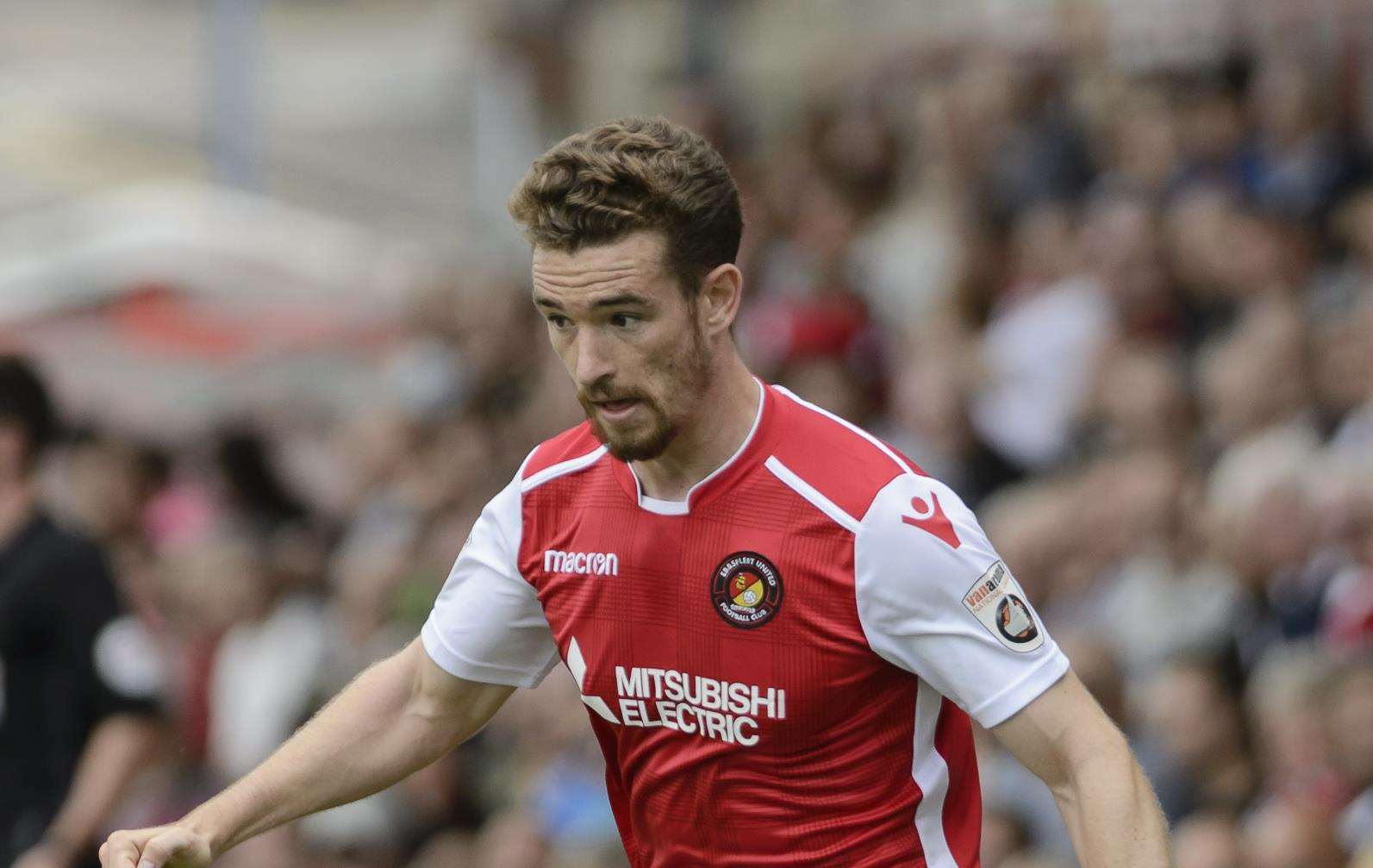 Jack Connors playing for Ebbsfleet last season. Picture: Andy Payton