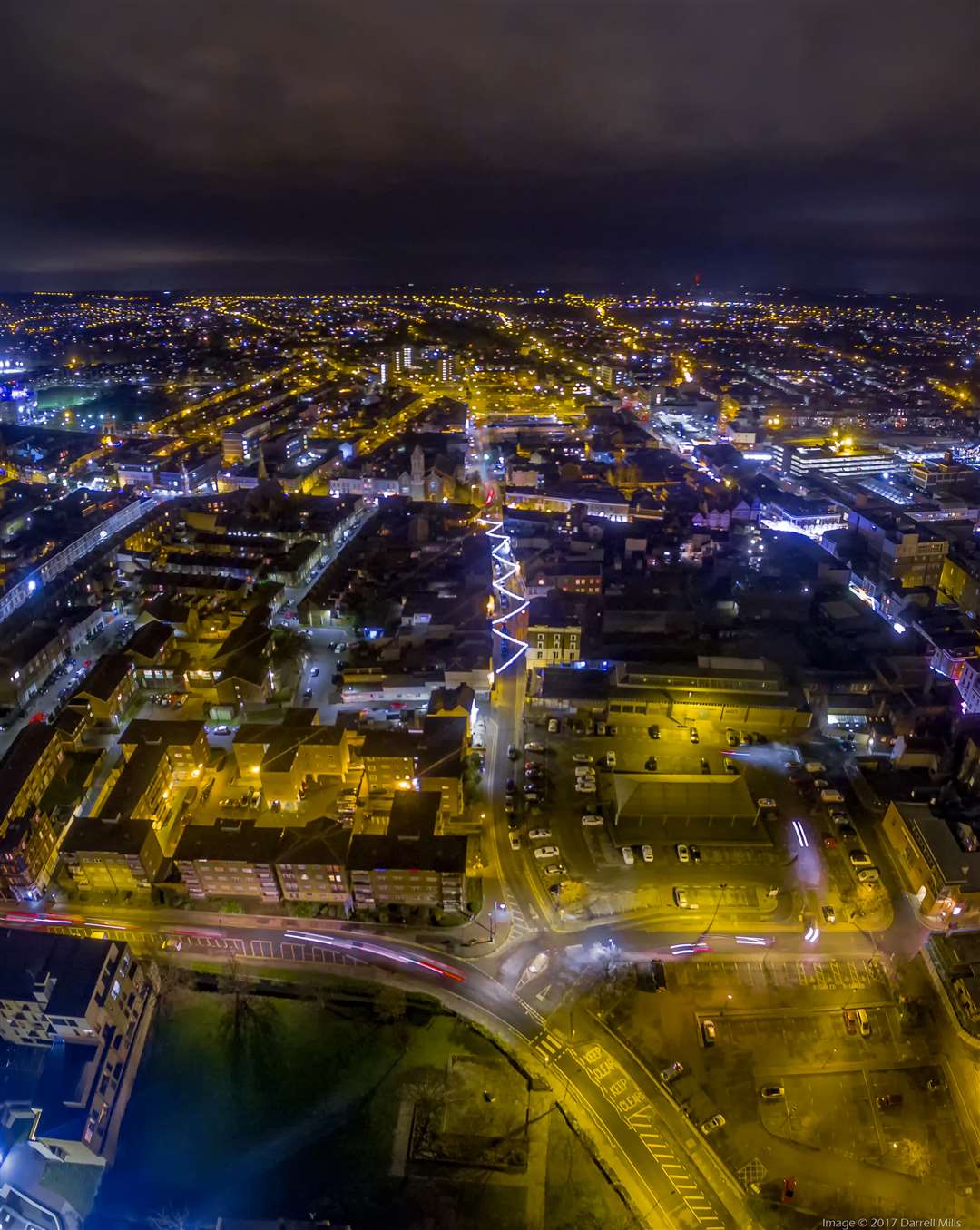 A stunning nocturnal picture of the town. Picture Darrell Mills
