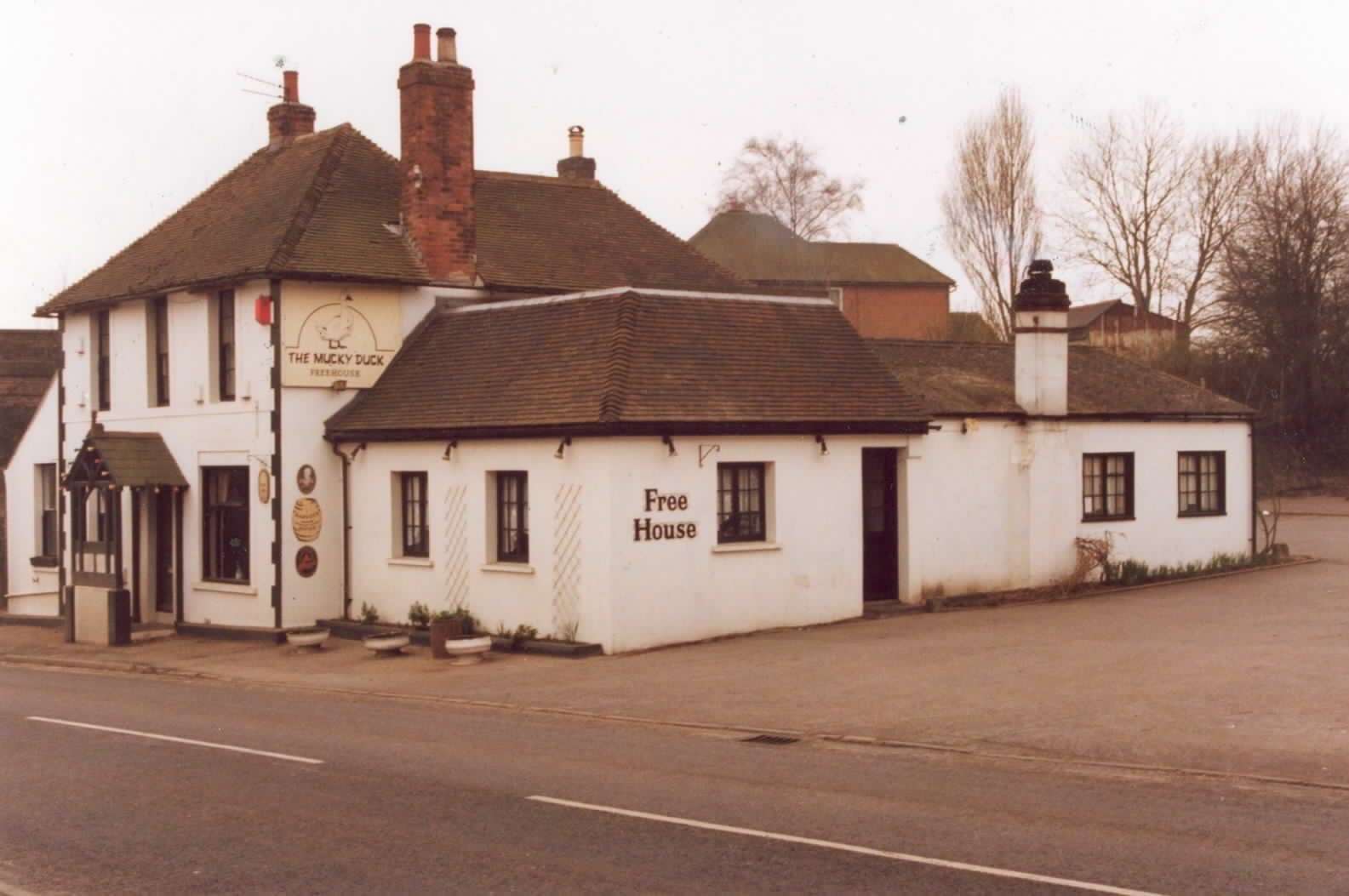 The Mucky Duck in 1993 - just before it was given a Mafia-style burial beneath a road flyover