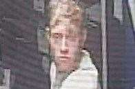 Police want to speak to this man after a bus driver in Gravesend was racially abused. Picture: Kent Police