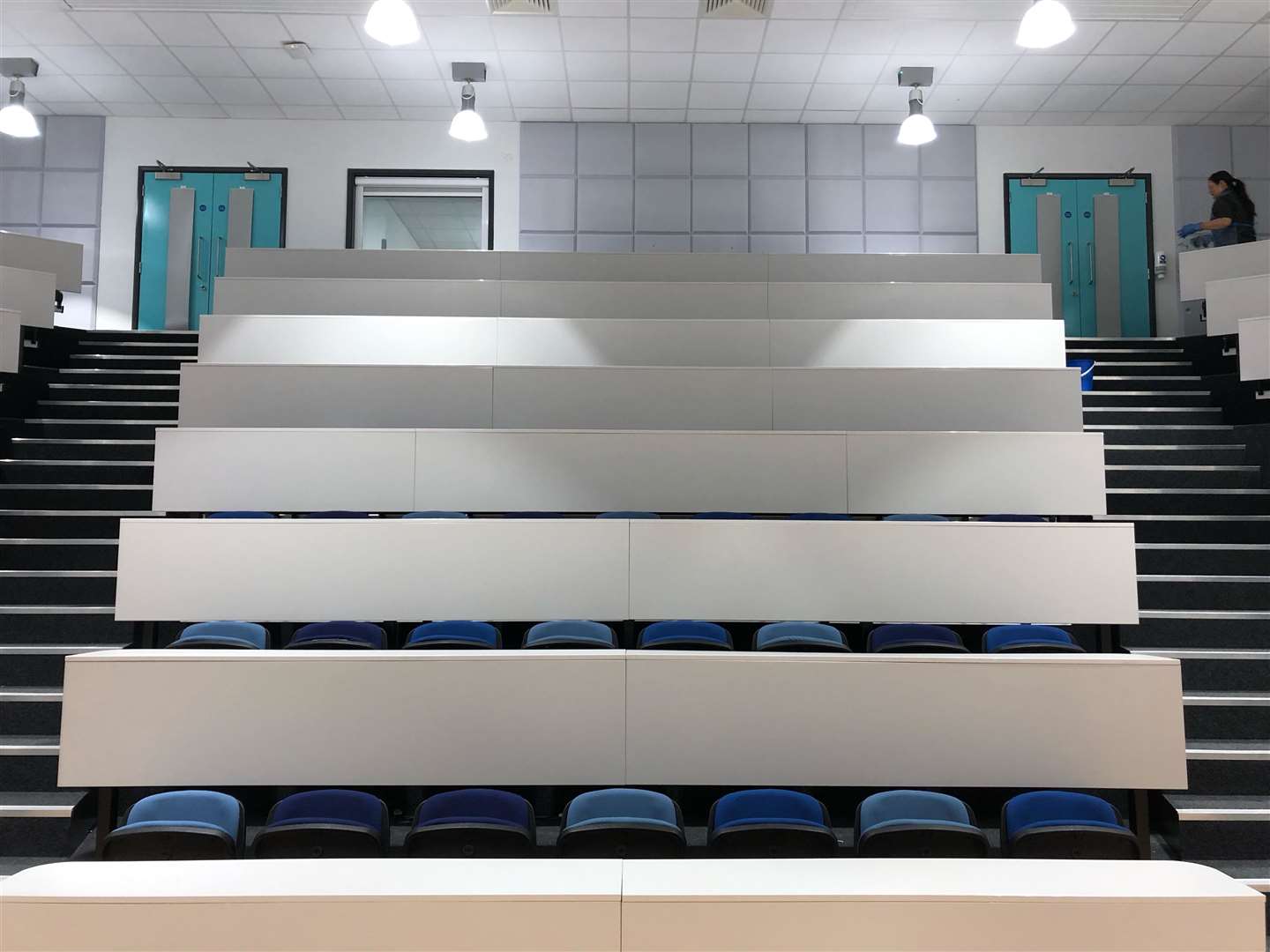 The school includes a lecture style hall for their students