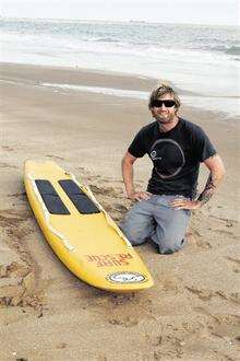 Dave Melmoth, a surf instructor at Joss Bay Surf School, near Broadstairs