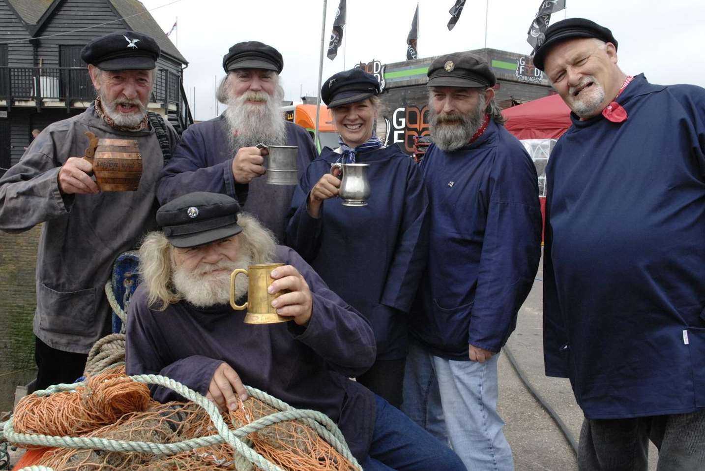The Shipwright Shanty Crew at the Whitstable Oyster Festival