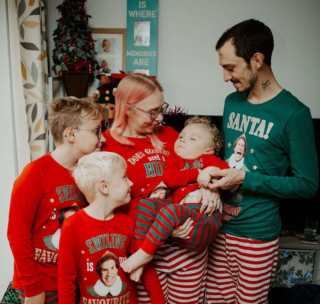 The family have tried to make every Christmas spent with Thomas extra special. Picture: Ashleigh Joy Photography