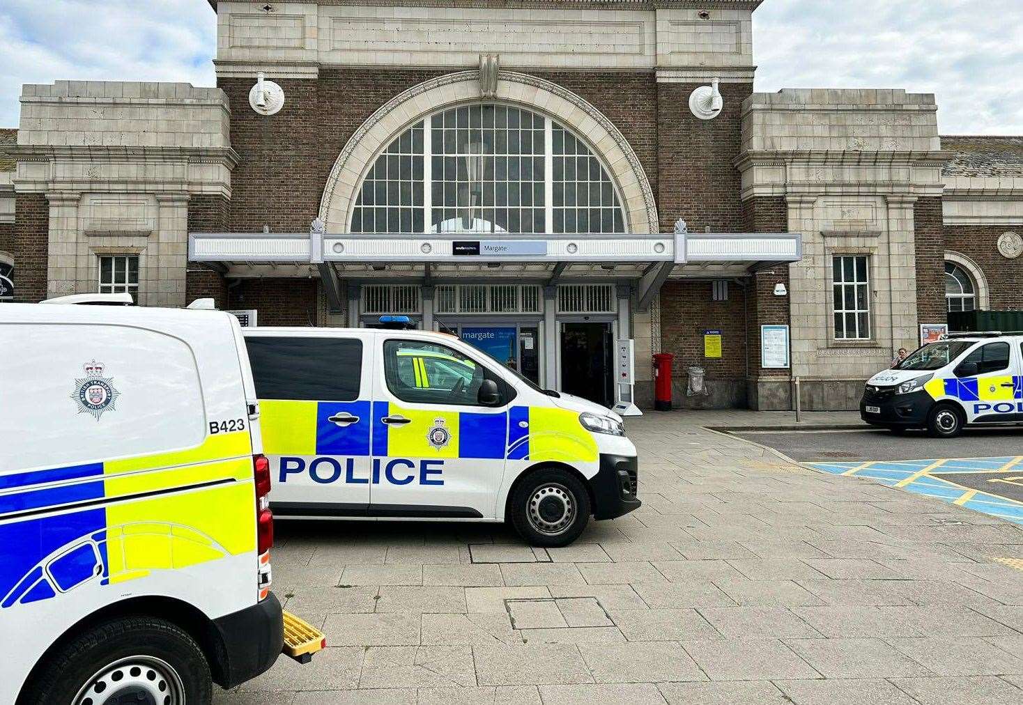 The attack took place at Margate railway station. Stock photo: BTP