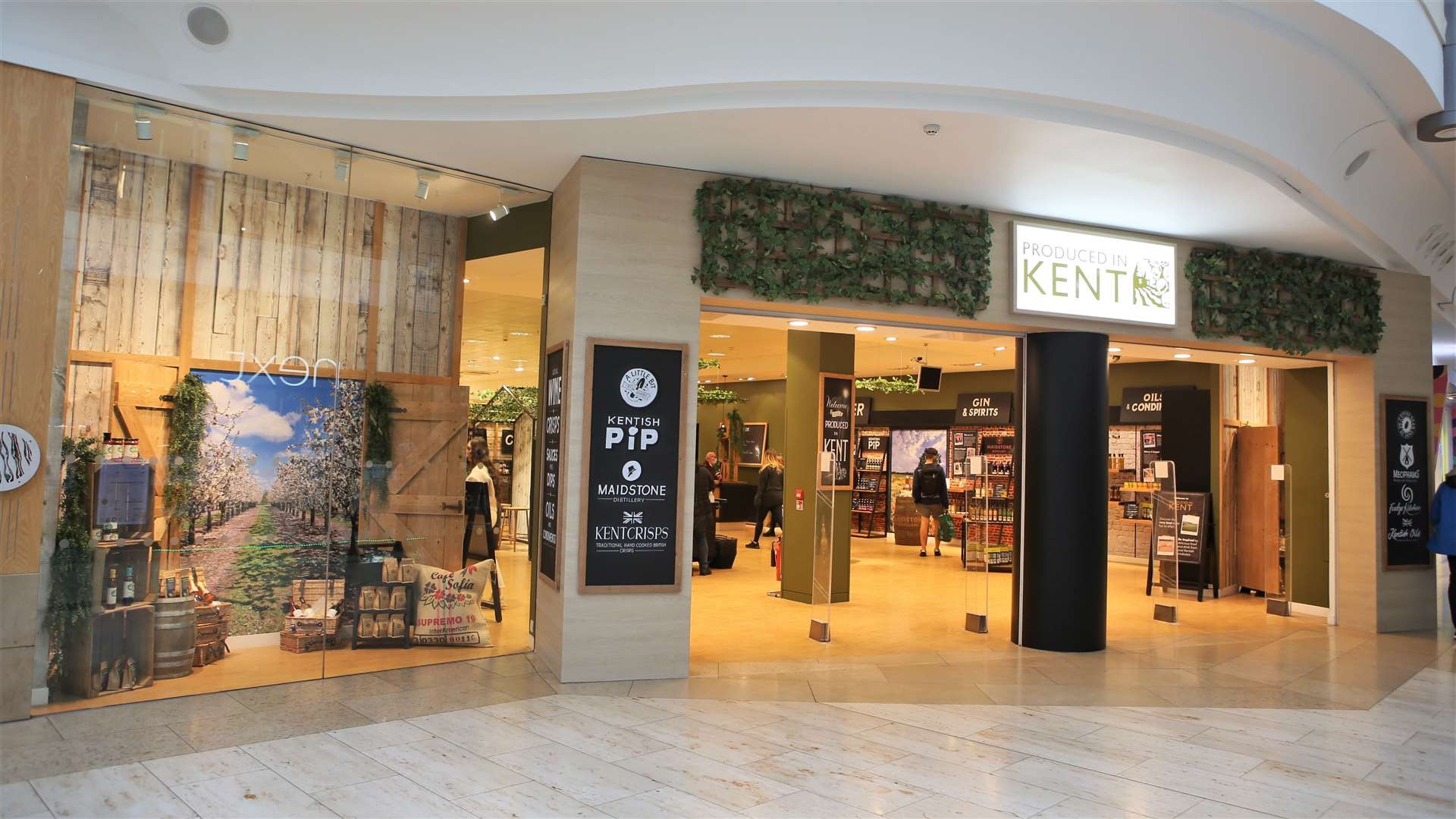 The Produced in Kent shop at Bluewater proved a hit