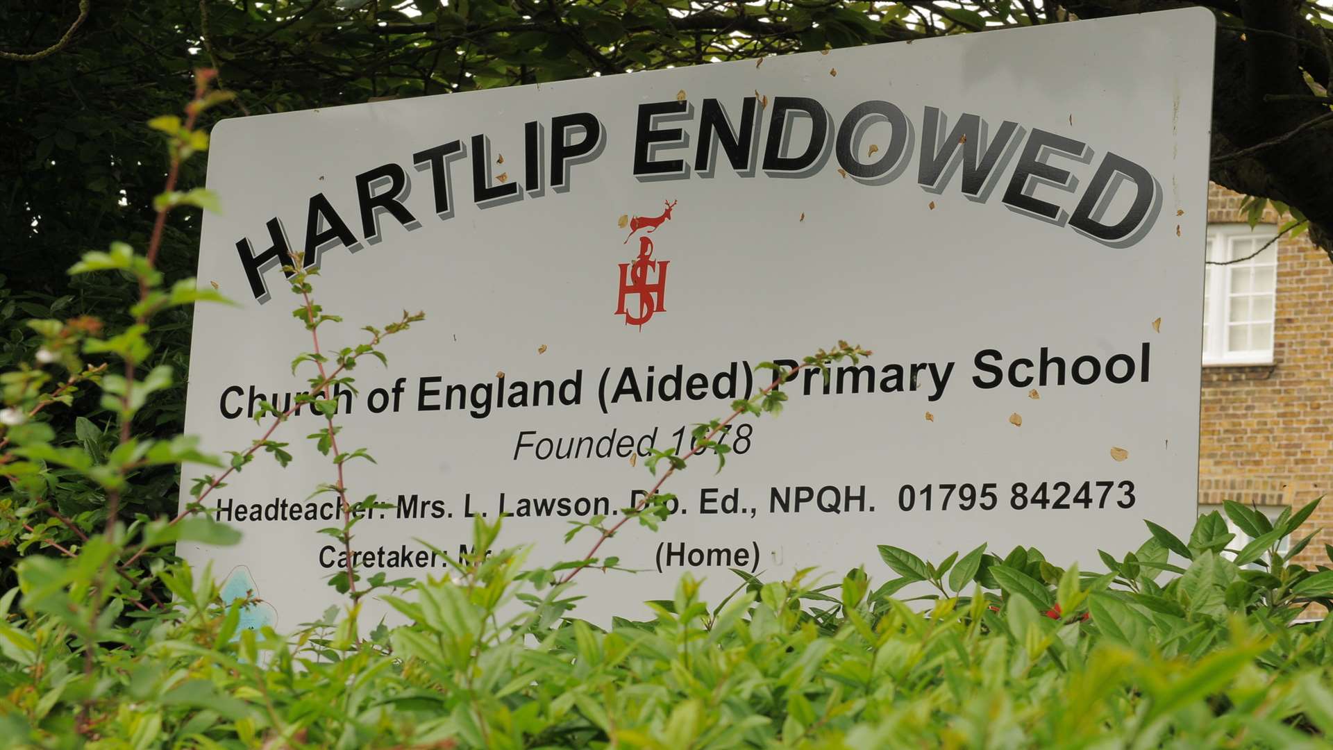 Hartlip Primary School was targeted in a similar way