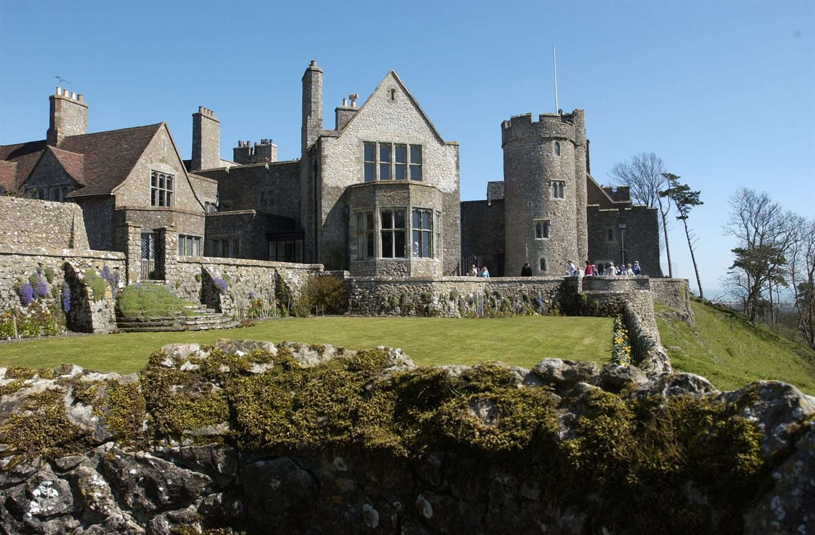 The Grade I-listed Lympne Castle dates back to the 13th century