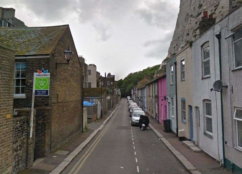 The burglaries happened this morning at two homes on East Cliff, Dover