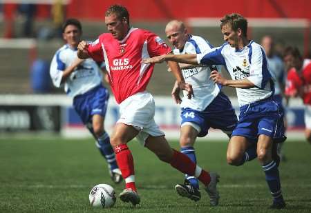 Andy Drury put in a fine performance in attack against Southport Picture: JAMIE GRAY