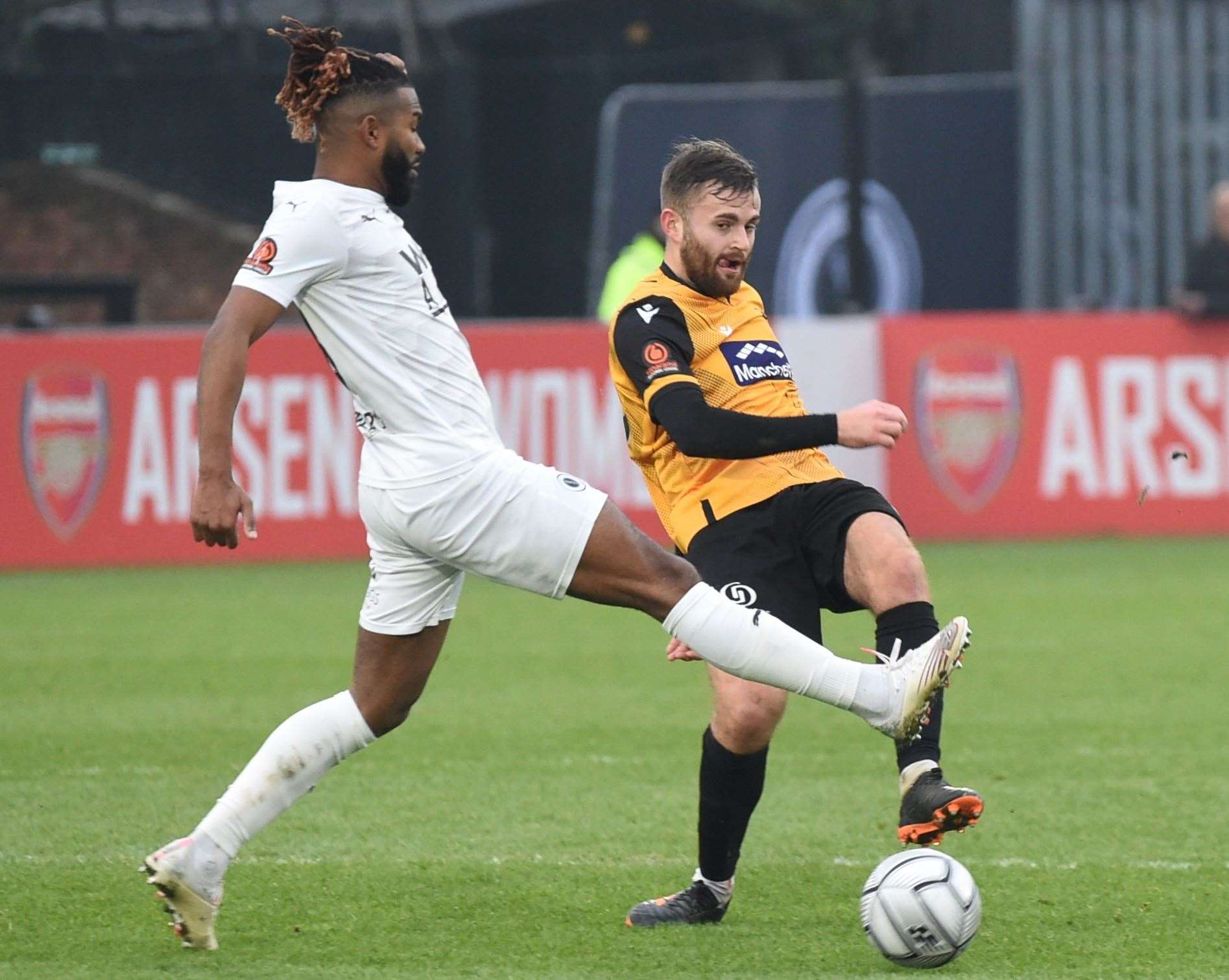 Maidstone United midfielder Regan Booty has signed a new deal Picture: Steve Terrell