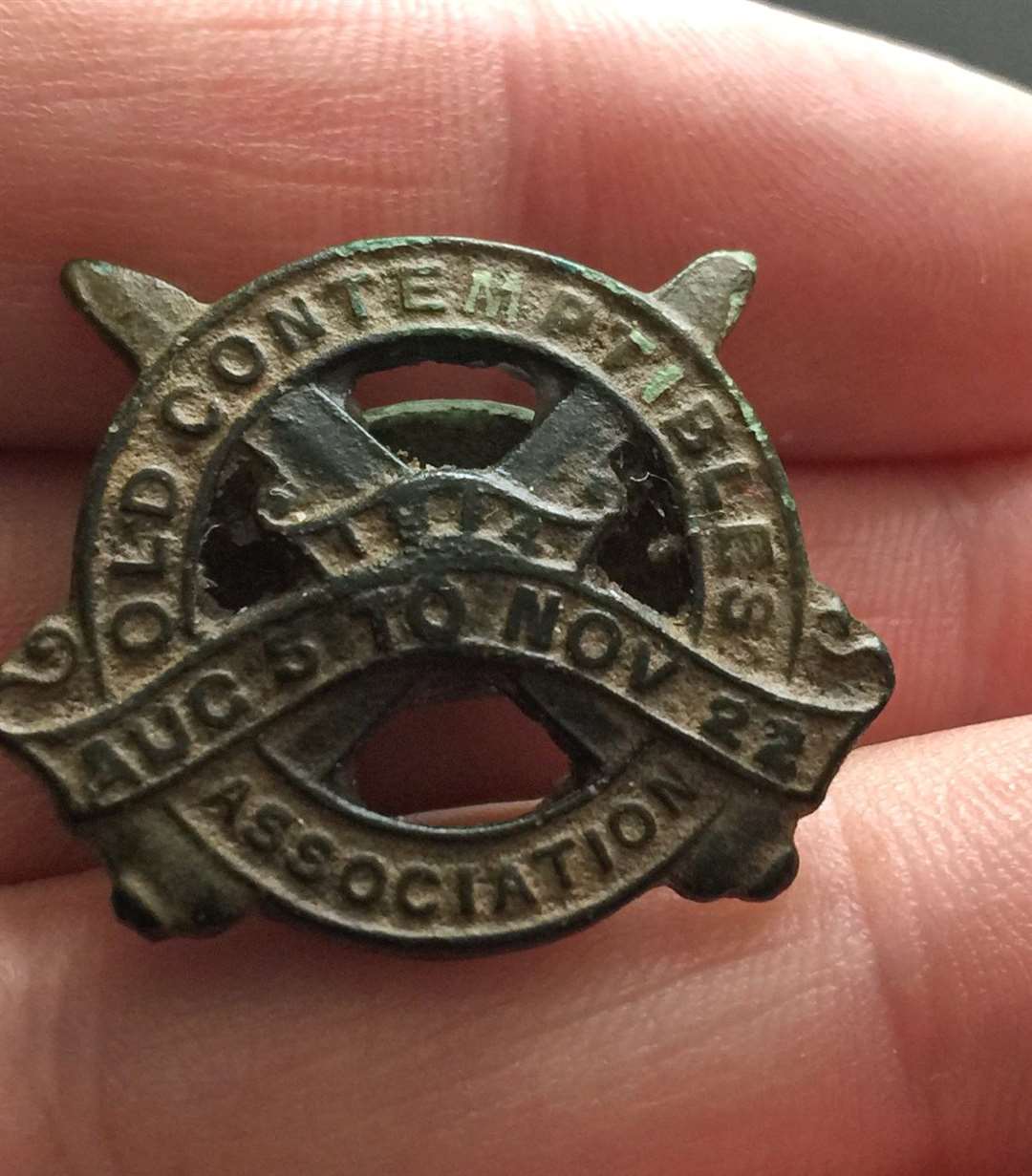 The Old Contemptibles Association lapel badge