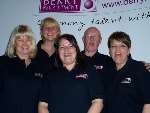 Picture: Staff from Berry Recruitment, Maidstone provided waitress services for the charity event.