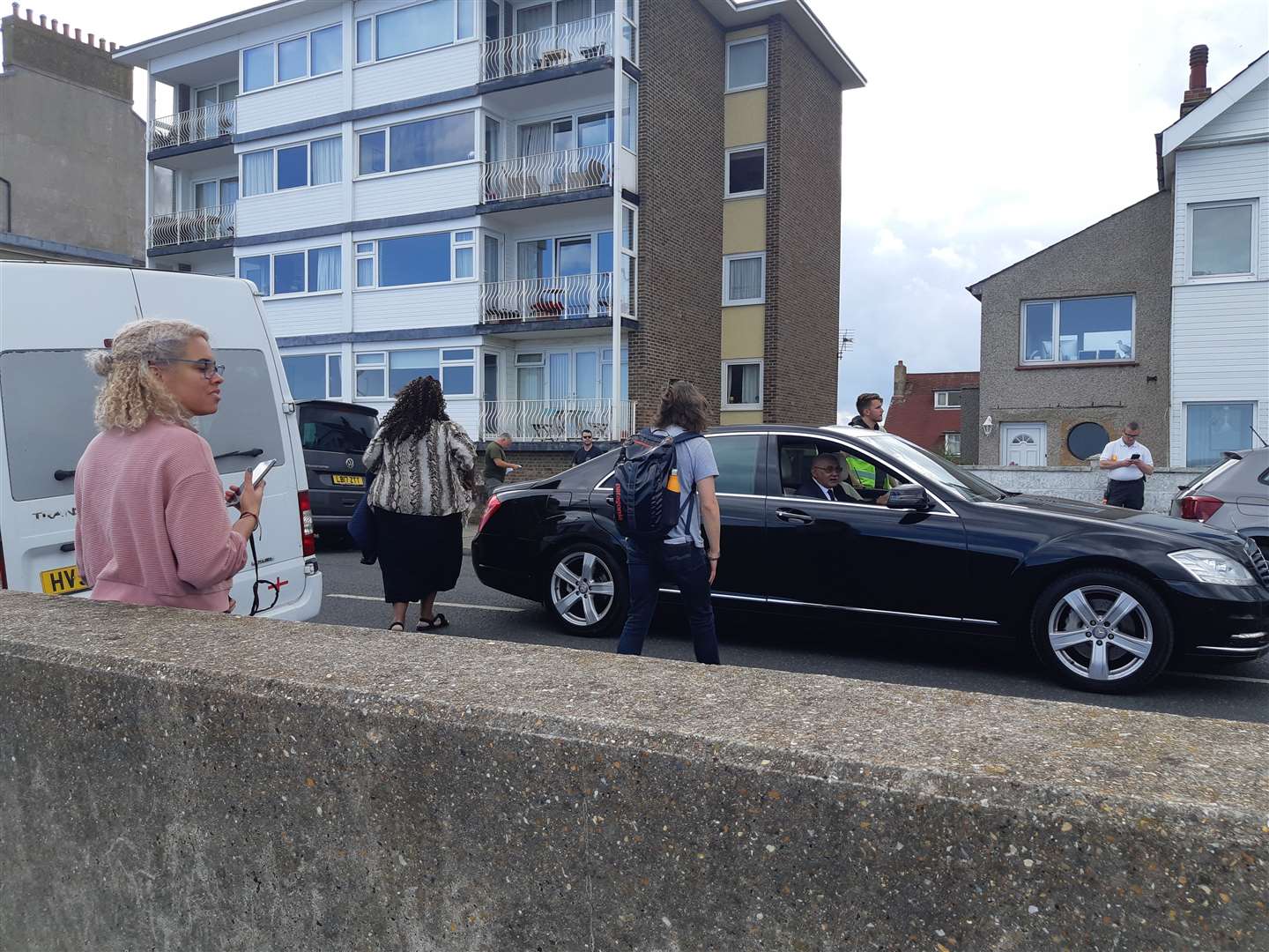 Liar 2: Presenter Alison Hammond was also spotted at the scene in Deal