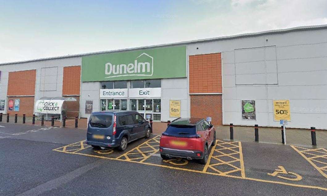 Dunelm in Sittingbourne Retail Park. Picture: Google Maps