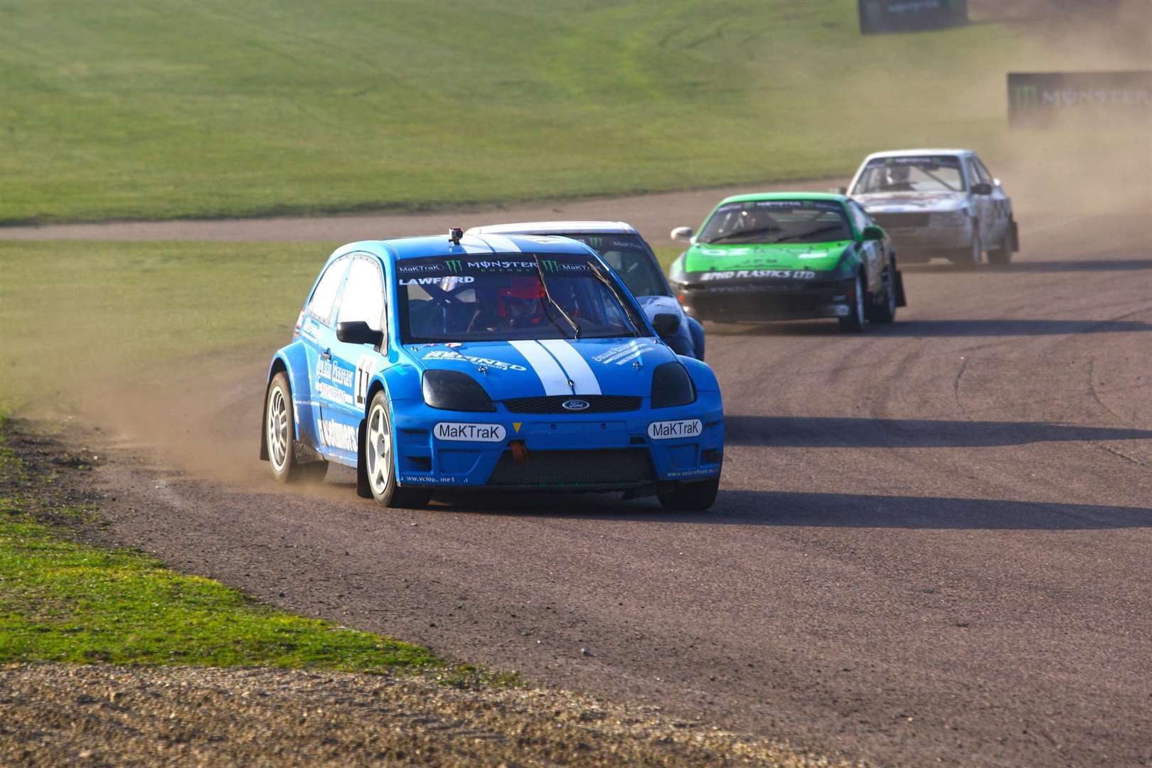 Lawford in action at Lydden Hill in a Ford Fiesta