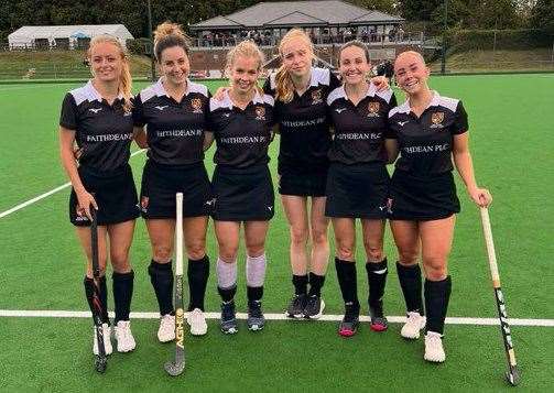 New arrivals at Holcombe ahead of the Women's first game of the season Picture: @HolcombeHC