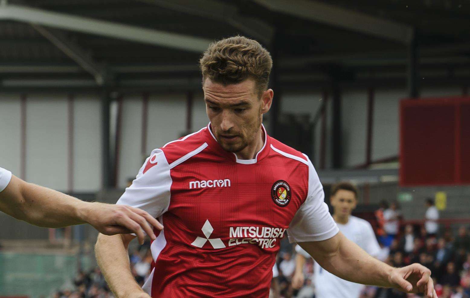 Jack Connors playing for Ebbsfleet. Picture: Andy Payton