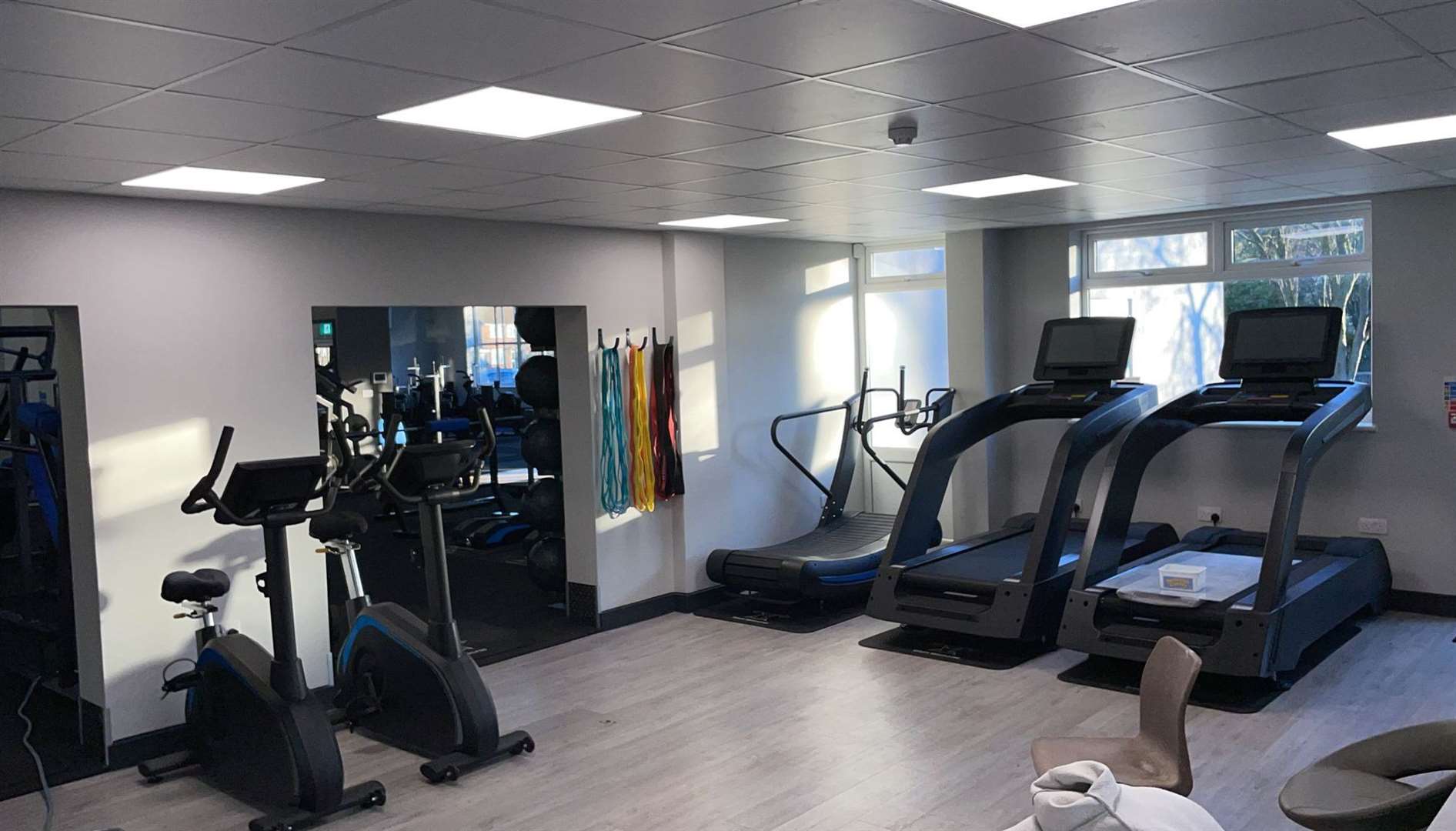 Cardio Room at the newly refurbished Europa Weightlifting Gym in Temple Hill, Dartford. Photo credit: Andrew Callard