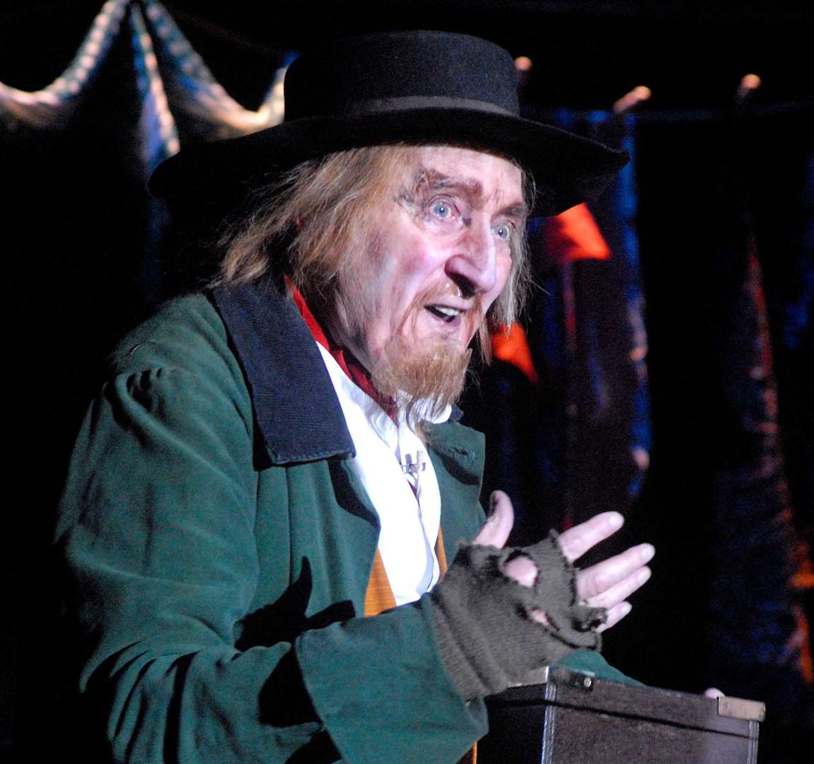 Ron Moody reprised the role of Fagin at The Marlowe Theatre in 2009. Picture: Paul Clapp