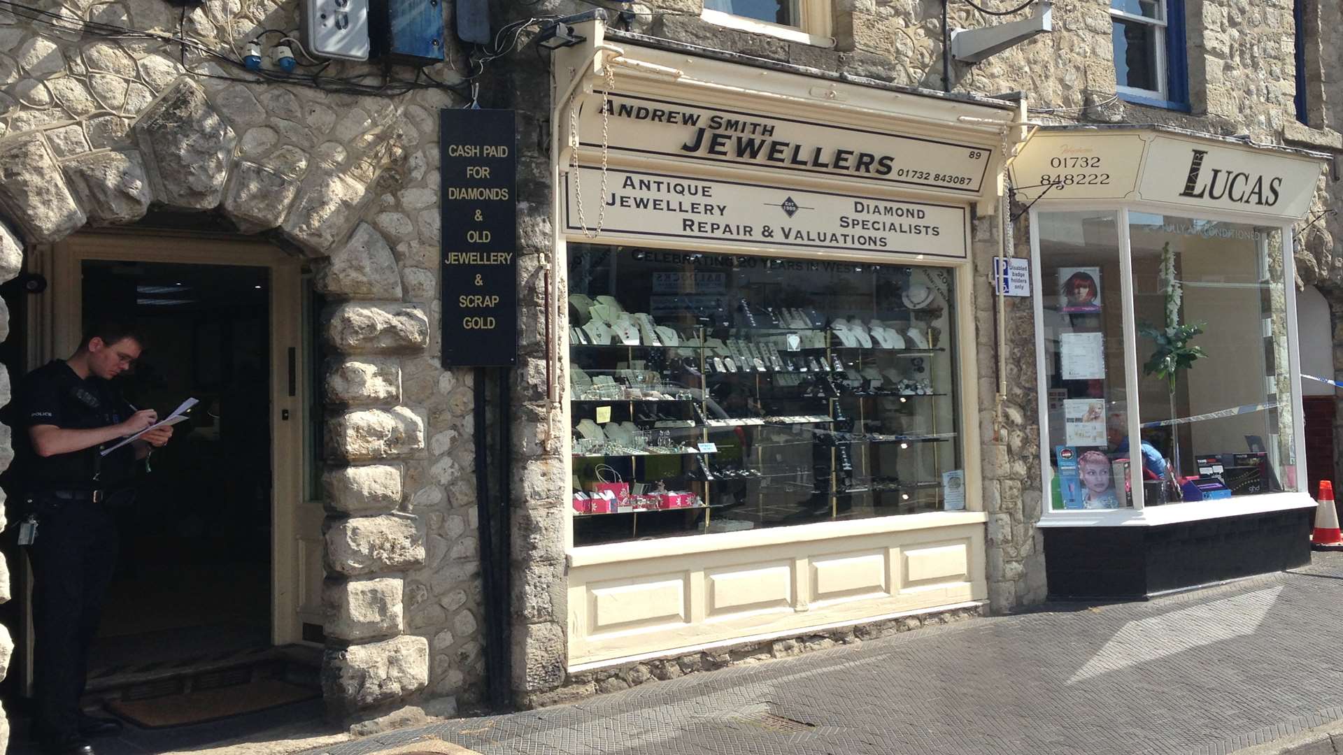 Andrew Smith Jewellers in West Malling High Street