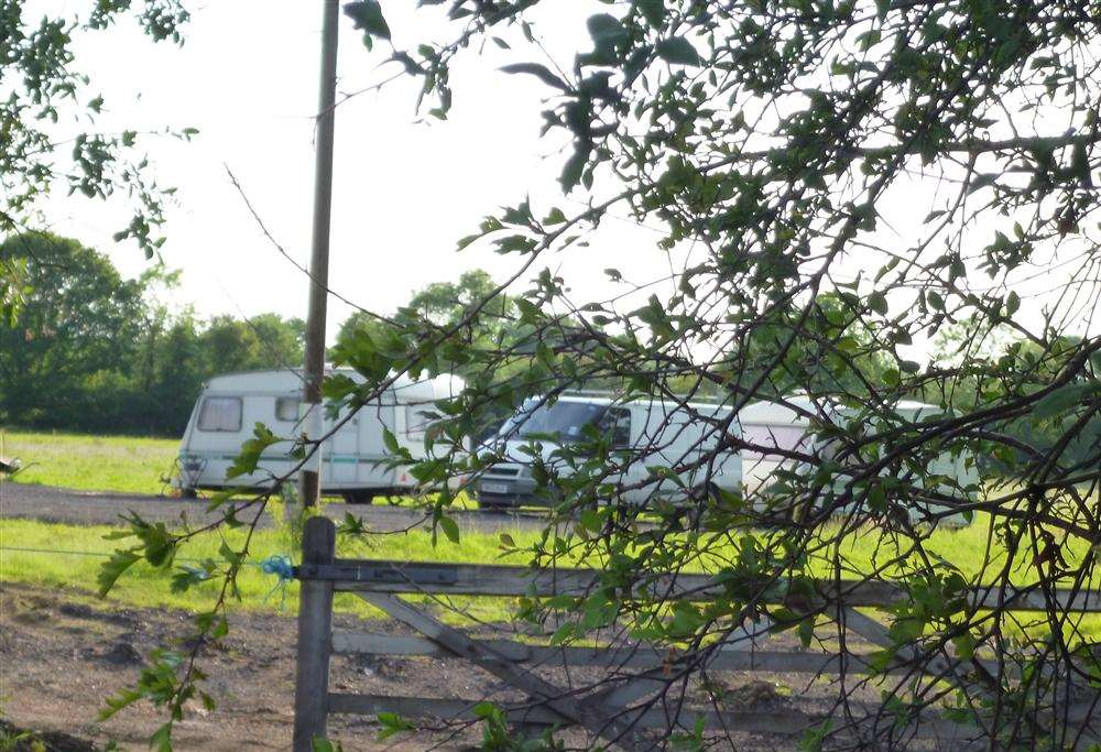 A gypsy site in Kent